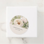 白エレガント花花花束水彩 フェイバータグ (インサイチュ)