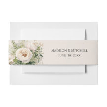 白エレガント花花花束水彩