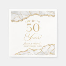 白エレガント金ゴールドアガテ50周年記念パーティー