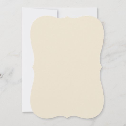 白エレガント金ゴールドフローラブライダルシャワー 招待状 (裏面)