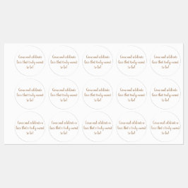 白エレガント金ゴールド結婚式招待状 ラベル