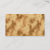 白エレガント金ホイルフェイク名刺 割引カード (裏面)