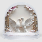 白エレガント鳩の場面 (正面)