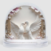 白エレガント鳩の場面 (裏面)