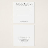 白エレガント黒のハートヘアクリップ表示 (正面&裏面)