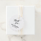 白エレガント黒の結婚礼 フェイバータグ (インサイチュ)