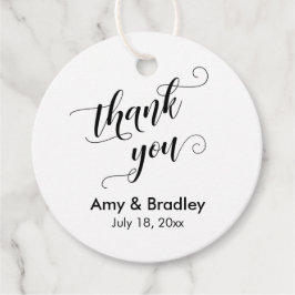 白エレガント黒の結婚礼 フェイバータグ