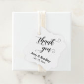 白エレガント黒の結婚礼 フェイバータグ (インサイチュ)