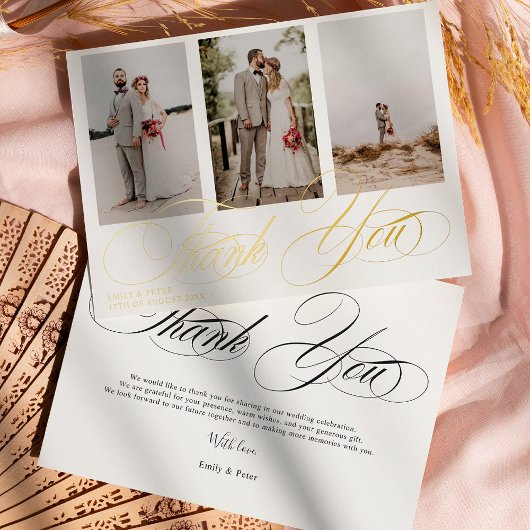 白エレガント黒感謝していおら3写真結婚s 箔招待状