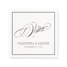 白エレガント黒書道結婚