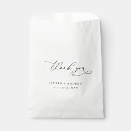 白エレガント黒書道結婚 フェイバーバッグ