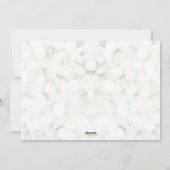 白エレガント+金ゴールドバレンタインデーのトリプル写真 シーズンカード (裏面)