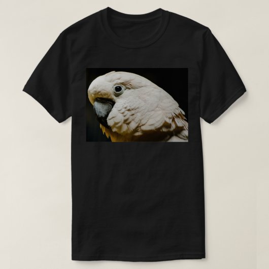 白オウム Tシャツ (デザイン正面)