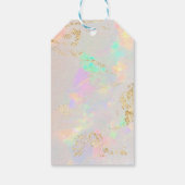 白オパール製品ギフトラベル ギフトタグ (裏面)