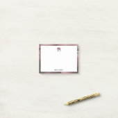 白オンバラ金ゴールド大理石、象縁ど&名前 ポストイット (デスク上)