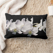 白オーキッドランバーピロー ランバークッション (ブランケット)