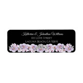 白オーキッド結婚抱擁 –  ラベル (正面)