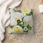 白オーキッド クッション (ブランケット)