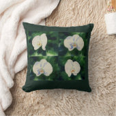 白オーキッド クッション (ブランケット)