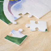 白オーキッド ジグソーパズル (側面)