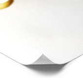 白オーキッド ポスター (角)