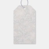 白カエレガントラリリーフローラありがとう ギフトタグ (裏面)