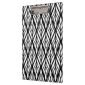 白カスタマイズ葉模様 クリップボード (左)