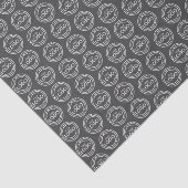 白カスタムロゴのパターン 薄葉紙 (詳細)