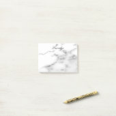 白カスタム大理石の背景のポストイット注記 ポストイット (デスク上)