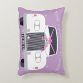 白カスタム車結婚のリムジン日付 アクセントクッション (正面(垂直))