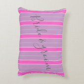 白カスタム車結婚のリムジン日付 アクセントクッション (裏面(縦))