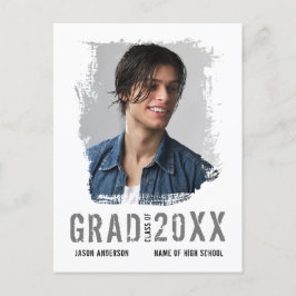 白カッコいい一グランジ写真研究者発表 ポストカード