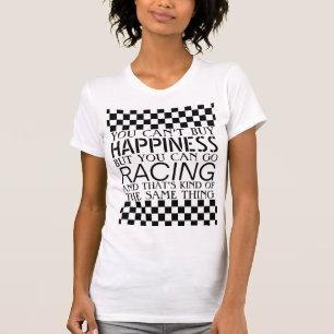 白カッコいい黒市松模様に旗 Tシャツ