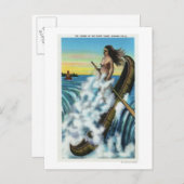 白カヌー伝説の成立 ポストカード (正面/裏面)