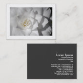 白カメリア(縁ど) 名刺 (正面/裏面)
