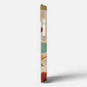 白カラフルい背景の花 Case-Mate iPhoneケース (裏面 / 左)