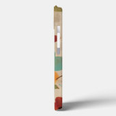 白カラフルい背景の花 Case-Mate iPhoneケース (裏面 / 左)