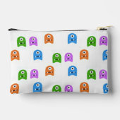 白カラフルの怪物 アクセサリーポーチ (裏面)