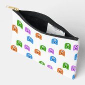 白カラフルの怪物 アクセサリーポーチ (見開き)