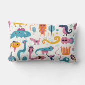 白カラフルファンタジー ランバークッション (裏面)