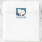 白キツネ スクエアシール (バッグ)