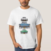 白キューバ車のChevy Tシャツ (正面)