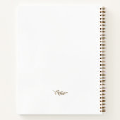 白キリスト教の箴言31:3節レシピ書 ノートブック (裏面)