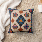 白キリム枕のアラビア語エレガンス：タイムレスB クッション (ブランケット)