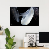 白クラゲ ポスター (ホームオフィス)