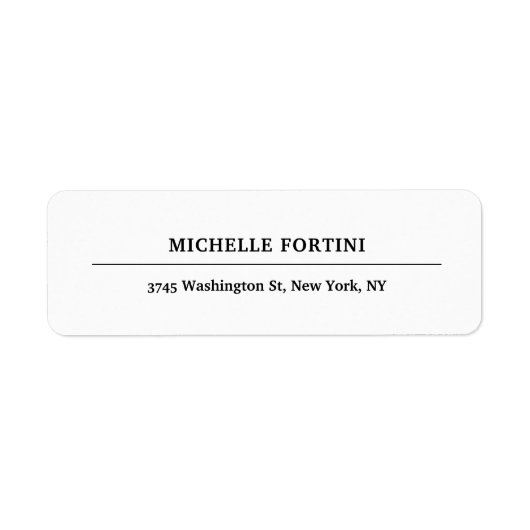 白クラシカルミニマル平野 ラベル (正面)