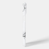白クラシック大理石テクスチャフォンケース Case-Mate iPhoneケース (裏面 / 右)