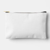 白クラシック平野シンプル色無地の。 アクセサリーポーチ (正面)