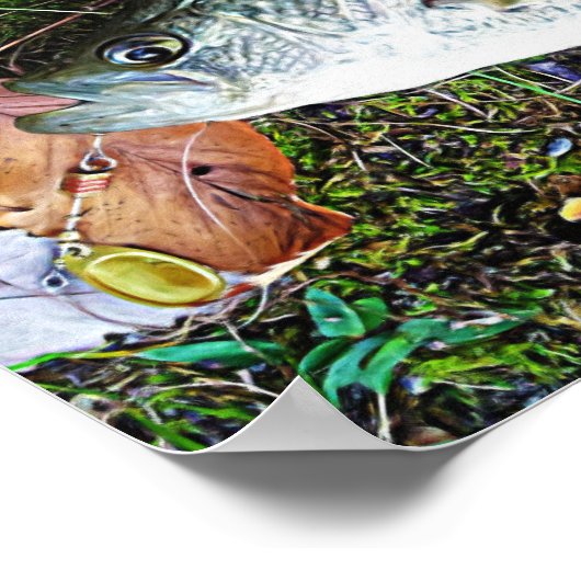 白クラッピー ポスター (角)