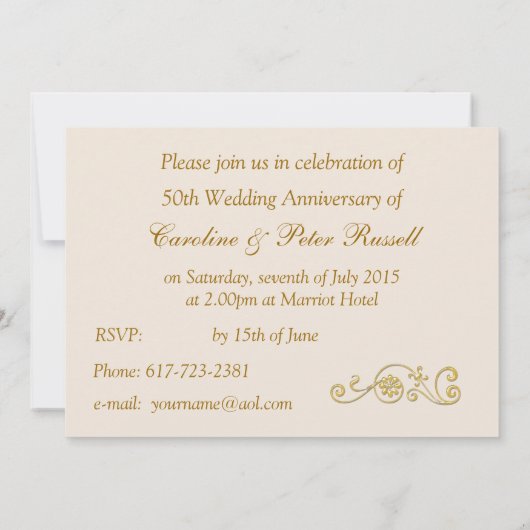 白クリーム色のバラ記念日の保存日付 セーブザデート (裏面)